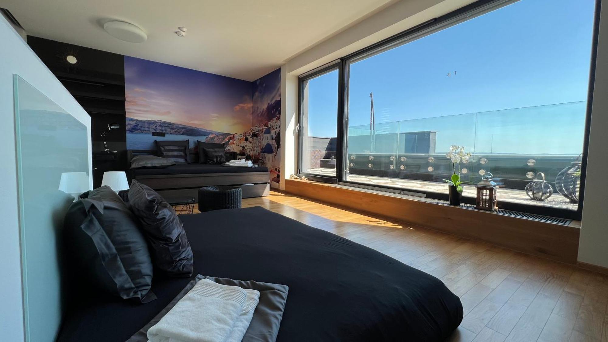 Apartman Se Saunou A Terasou S Vyhledem Na ブルノ エクステリア 写真